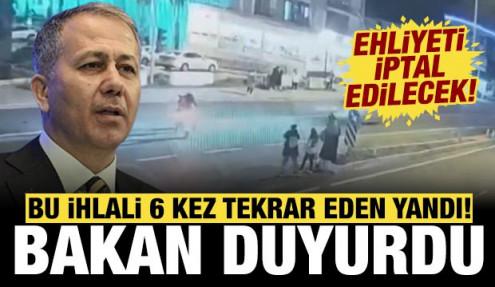 Bakan Yerlikaya resmen duyurdu: 6 kez tekrarlayanın ehliyeti iptal edilecek!