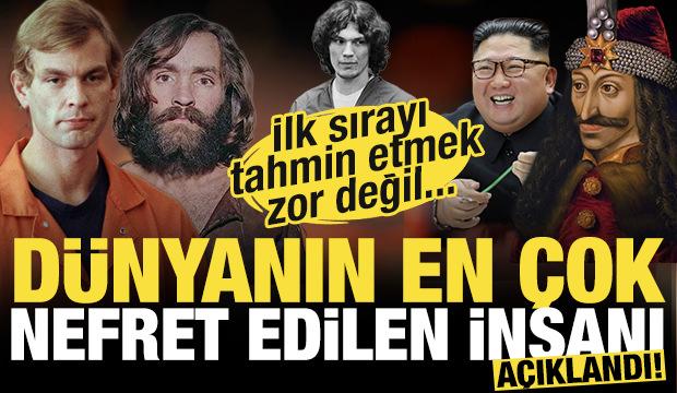 D&uuml;nyanın en &ccedil;ok nefret edilen insanları a&ccedil;ıklandı! İlk sırayı tahmin etmek zor değil...