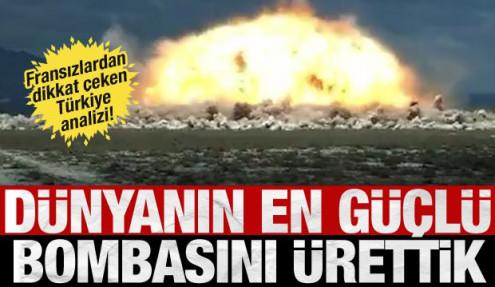 Dünyanın en güçlü bombasını ürettik! Nükleer kapasiteye de sahip