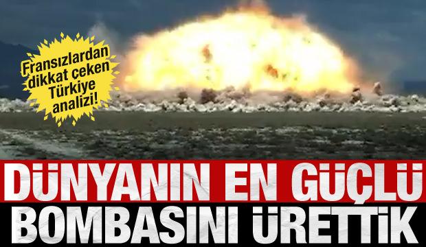 Dünyanın en güçlü bombasını ürettik! Nükleer kapasiteye de sahip