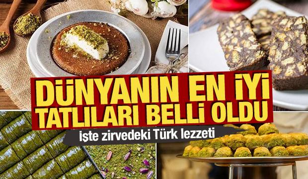 D&uuml;nyanın en iyi tatlıları a&ccedil;ıklandı: İşte zirvedeki T&uuml;rk lezzeti