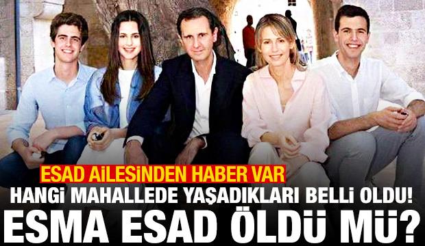 Esad ailesinden haber var: Hangi mahallede yaşadıkları ortaya çıktı! Esma Esad öldü mü?