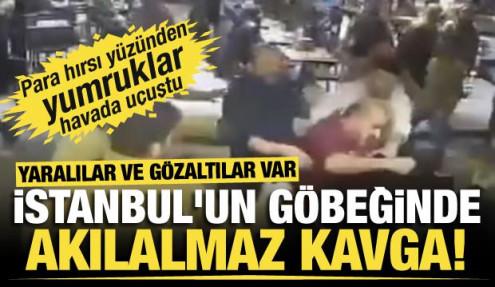 Fatih'teki büfeci kavgası kamerada! Yaralılar ve gözaltılar var