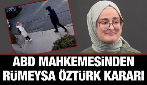Mahkemeden Rümeysa Öztürk kararı: Geriye dönük yeniden işlenecek