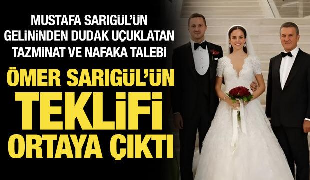 Mustafa Sarıgül'ün gelininden rekor tazminat ve nafaka talebi