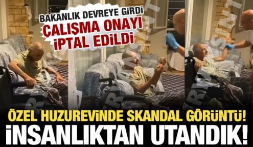 Özel huzurevindeki skandal görüntülere ilişkin Bakanlıktan açıklama: Harekete geçildi!