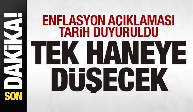 Son dakika enflasyon açıklaması! Tarih duyuruldu! Tek haneye düşecek