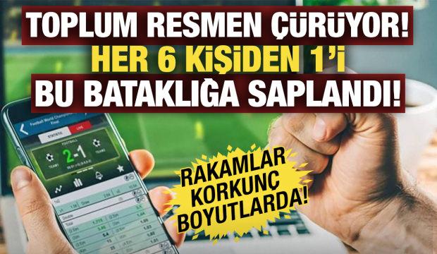 Toplum resmen çürüyor! Her 6 kişiden biri bu bataklığa saplandı!