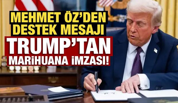 Trump'tan marihuana imzası!