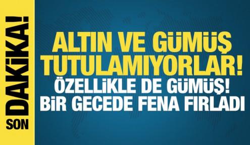 Altın ve gümüş tutulamıyor! Yeni gün yeni rekor! Gümüş bir gecede fena fırladı