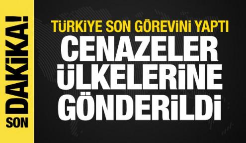 Ankara'da ölen Libya heyetinin cenazeleri ülkelerine gönderildi