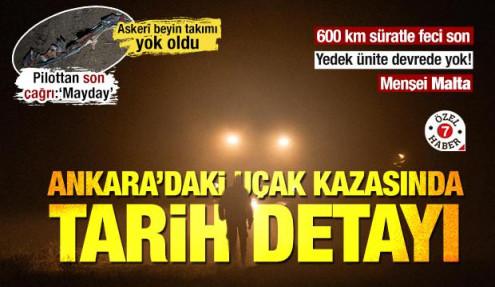 Ankara'daki uçak kazasında tarih detayı: 74 yıllık hürriyetin yıldönümünde düştüler