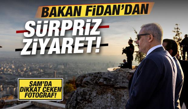 Bakan Fidan'dan sürpriz ziyaret! Şam'da dikkat çeken fotoğraf
