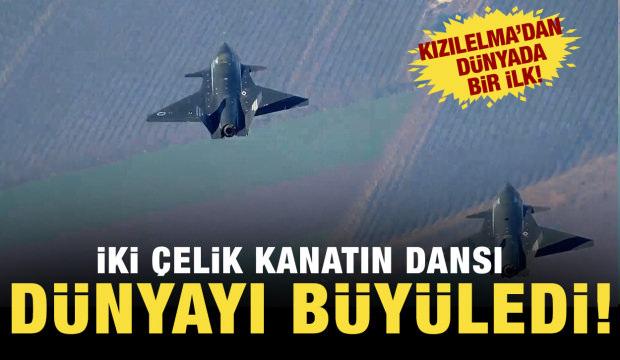 Bayraktar Kızılelma'dan bir ilk daha! Dünya o anları ilk kez izledi