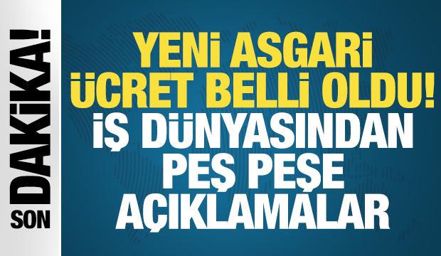 2026 yılı asgari ücreti belli oldu! İş dünyasından ilk tepkiler! Peş peşe açıkladılar...