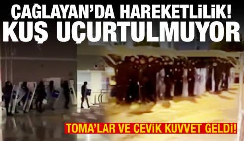 Çağlayan Adliyesi'nde Sadettin Saran hareketliliği! TOMA'lar geldi