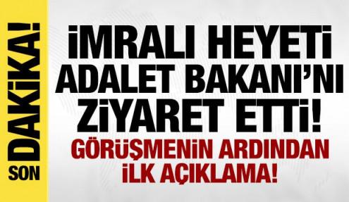 DEM heyeti, Adalet Bakanı Tunç'u ziyaret etti!