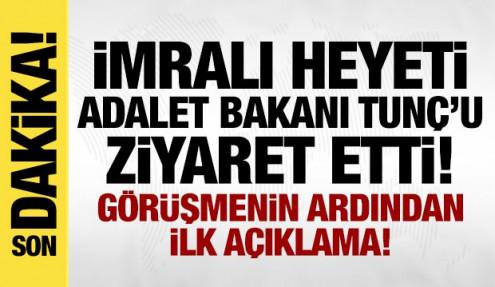 DEM heyeti, Adalet Bakanı Tunç'u ziyaret etti!