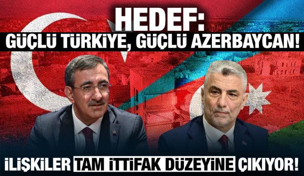 Hedef: G&uuml;&ccedil;l&uuml; T&uuml;rkiye, g&uuml;&ccedil;l&uuml; Azerbaycan! Ekonomik ilişkiler tam ittifak d&uuml;zeyine &ccedil;ıkıyor!