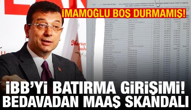 İmamoğlu'ndan 40 yöneticiye bedavadan maaş