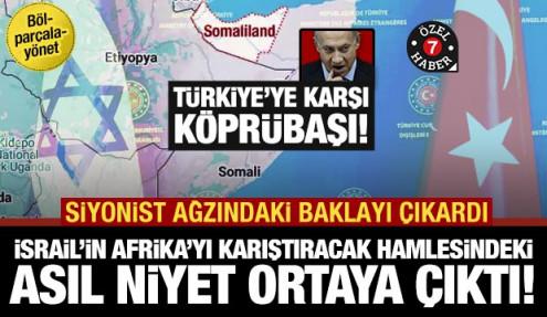 İsrail’in Somaliland hamlesinin arkasındaki kirli plan itiraf edildi: Hedef Türkiye