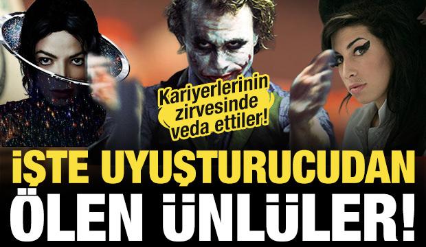 Kariyerlerinin zirvesindeyken veda ettiler! İşte uyuşturucudan &ouml;len &uuml;nl&uuml;ler...