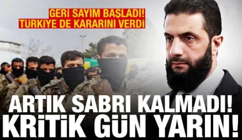 Şara yarın açıklayacak! SDG için son şans! Suriye ordusu hazır, Türkiye'den tam destek