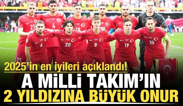 Milli yıldızlara b&uuml;y&uuml;k onur! 2 isim yılın en iyi gen&ccedil;leri arasında