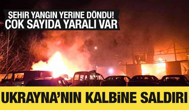 Rusya'dan Ukrayna'nın kalbine saldırı! 2'si çocuk, çok sayıda yaralı var
