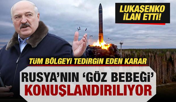 Son dakika: Belarus ilan etti! Bölgede sıcak saatler! Oreşnik füzeleri konuşlandırılıyor