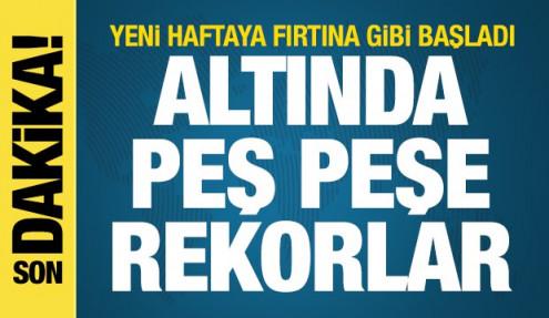 Son dakika haberi: Ons ve gram altında yeni rekor