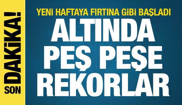 Son dakika haberi: Ons ve gram altında yeni rekor