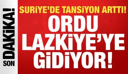 Son dakika haberi! Suriye'de karışıklık artıyor: Ordu Lazkiye'ye doğru harekete geçti...