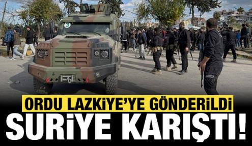Son dakika haberi! Suriye'de karışıklık artıyor: Ordu Lazkiye'ye doğru harekete geçti...