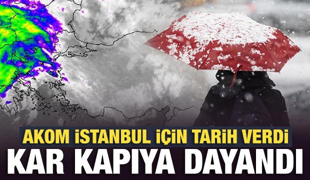 Son Dakika... Meteoroloji duyurdu: Kar geliyor! İstanbul i&ccedil;in tarih verildi