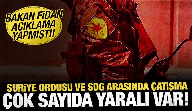 Suriye ordusu ile YPG/PKK arasında çatışma: Çok sayıda yaralı var!