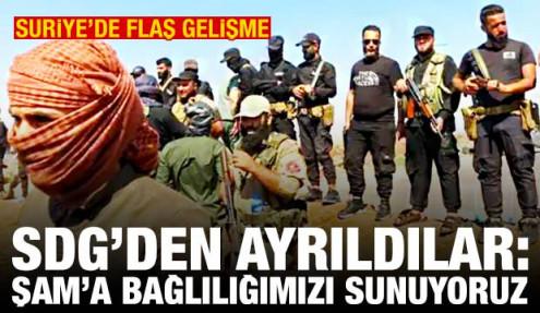 Suriye'de flaş gelişme! SDG'den ayrıldılar: Şam'a bağlılığımızı sunuyoruz