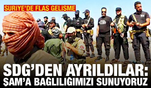 Suriye'de flaş gelişme! SDG'den ayrıldılar: Şam'a bağlılığımızı sunuyoruz
