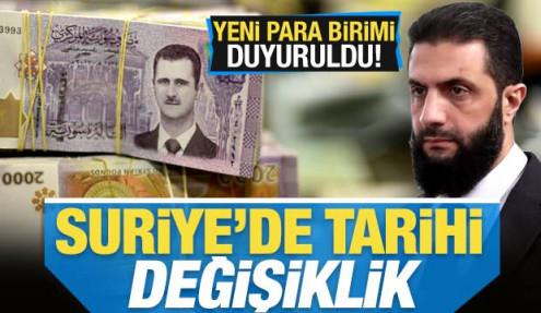Suriye'de tarihi değişiklik! Yeni para birimi geliyor