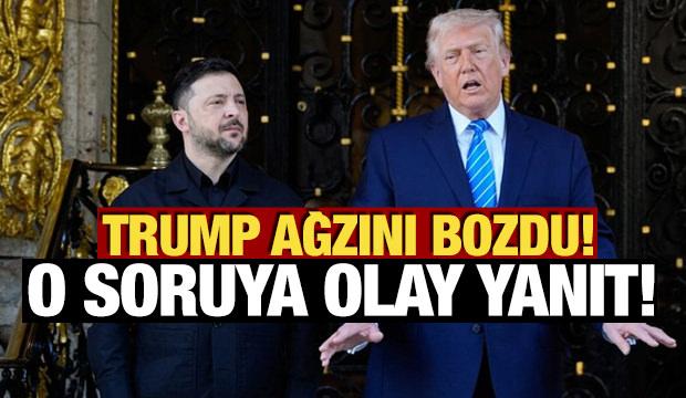 Trump o soruyu duyunca k&uuml;plere bindi! 'Ne mal bir soru'