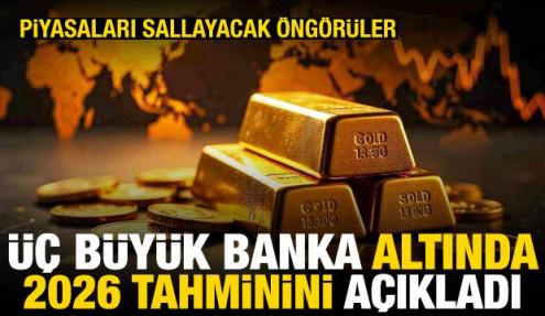 Üç büyük banka altında 2026 tahminlerini açıkladı