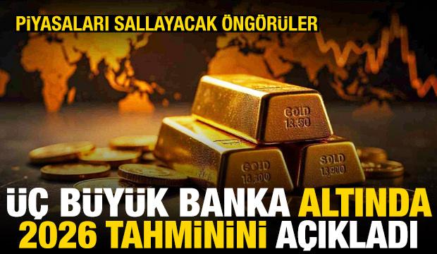 Üç büyük banka altında 2026 tahminlerini açıkladı