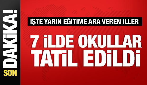 2 Ocak 2026 Cuma günü okullar tatil edildi: İşte eğitime ara verilen iller