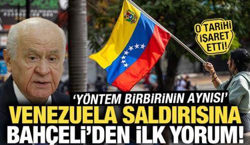 Bahçeli'den Venezuela mesajı: '15 Temmuz ile aynı'