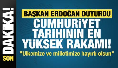 Cumhurbaşkanı Erdoğan duyurdu: 2026 yılı ihracat hedefi 410 milyar dolar