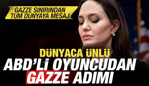 Dünyaca ünlü oyuncudan Gazze adımı: Refah Sınır Kapısı'ndan tüm dünyaya çağrı