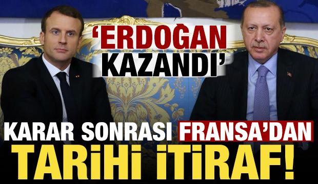 Fransa'dan tarihi itiraf: Erdoğan kazandı!