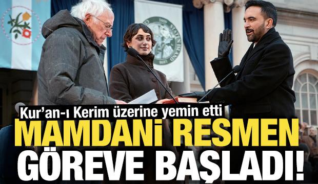 Mamdani resmen göreve başladı! Kur'an-ı Kerim üzerine yemin etti