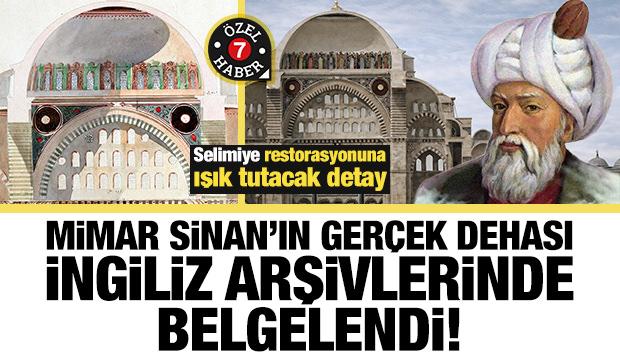 Selimiye restorasyonuna ışık tutacak detay:Mimar Sinan'ın estetik kodları Londra’dan çıktı