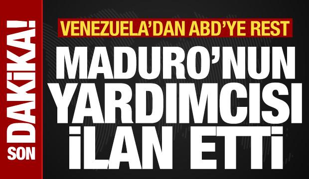 Son dakika: Venezuela ABD'ye resti çekti! Maduro'nun yardımcısı ilan etti